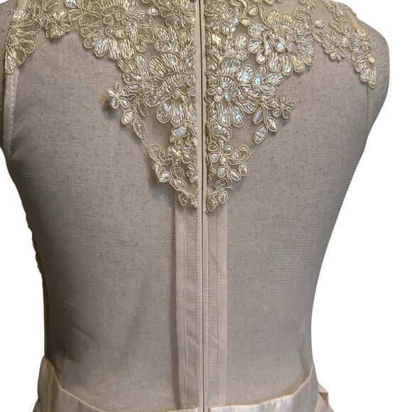 Soieblu Blush & Ivory Formal Gown – Size Small - Picture 5 of 7